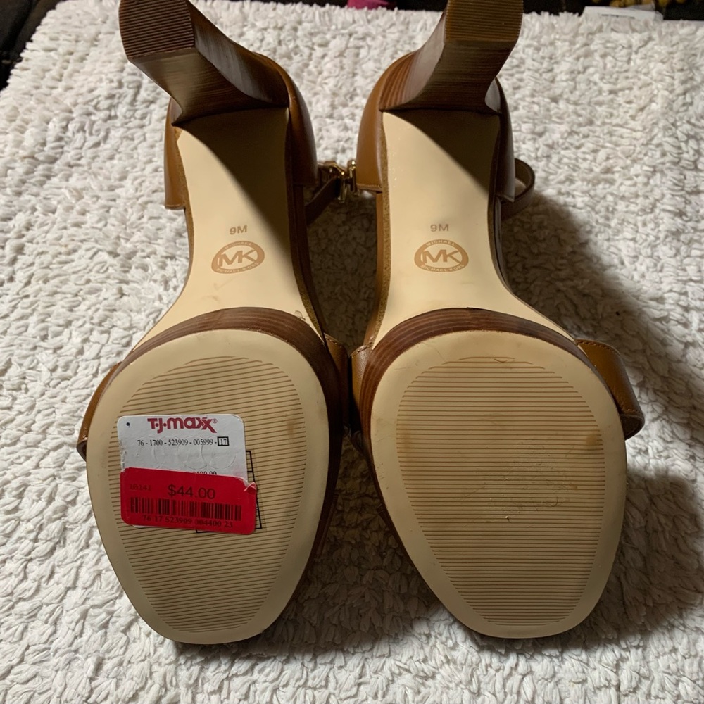 Michael Kors Tan High Heel Sandals - Picture 5 of 5